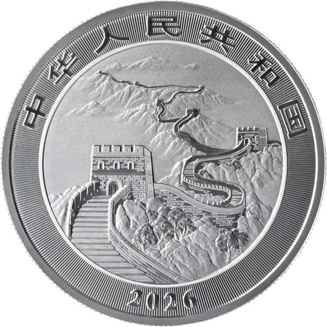 Avers moneda argint Dragon Chinezesc 1 oz 2026