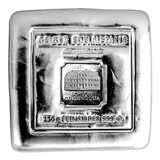 Lingou argint 250 grame turnat Geiger Edelmetalle 999 Germania