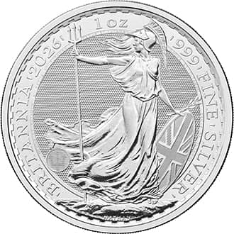 Moneda argint Britannia 1 oz Marea Britanie 2026