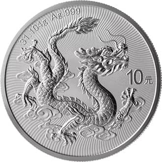 Moneda argint Dragon Chinezesc 1 oz 2026